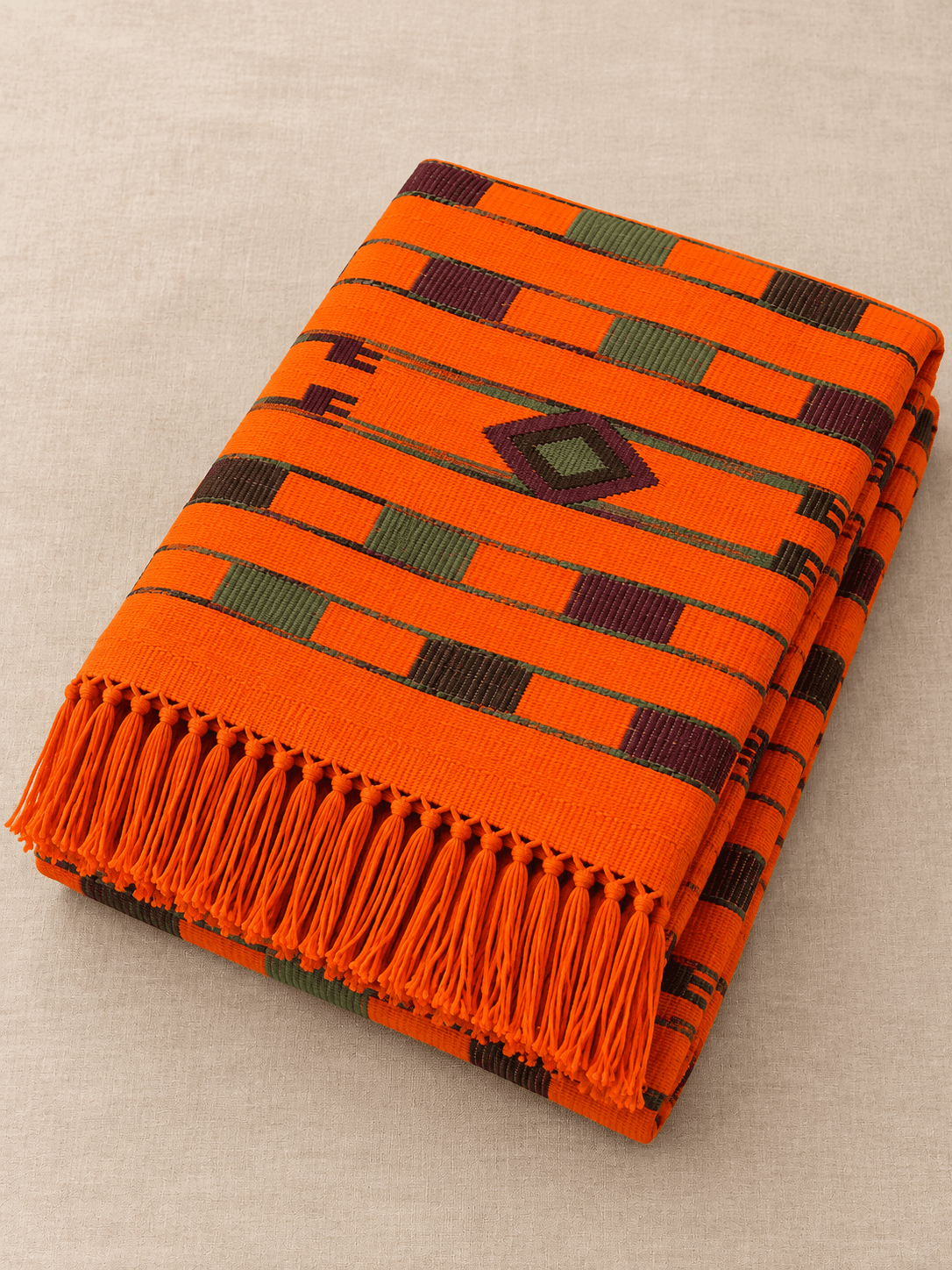 Tangerine, Block & Shuttle folded