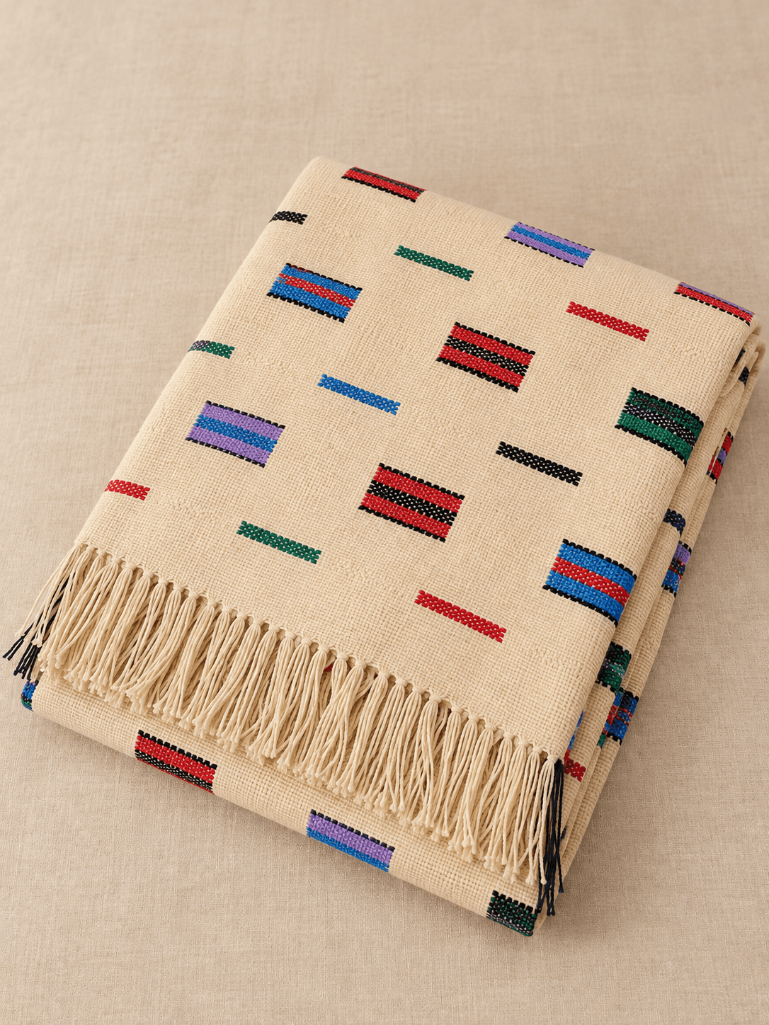 Natural, Dash & Block folded