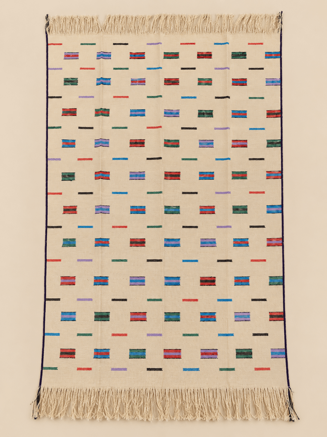 Natural, Dash & Block, laid flat to show the full length