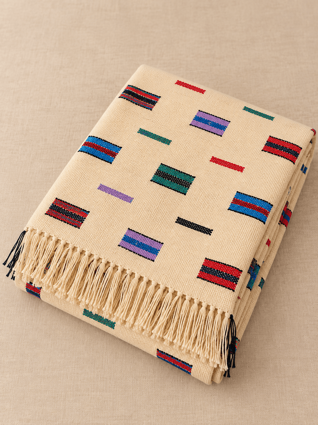 Linen, Dash & Block folded